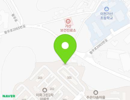 경기도 이천시 부발읍 황무로2065번길 72-38 (주은다솜아파트) 지도