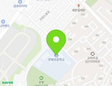 경기도 파주시 노을빛로 21 (문발동, 문발초등학교) 지도