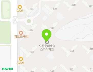 경기도 오산시 원당로 35 (원동, 오산롯데캐슬스카이파크) 지도