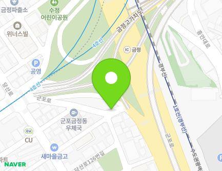 경기도 군포시 번영로624번길 29 (금정동, 금정동자율방범대) 지도