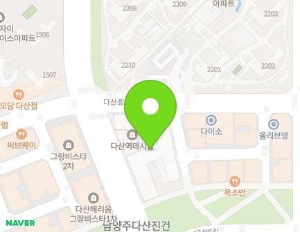 경기도 남양주시 다산중앙로 132 (다산동) 지도