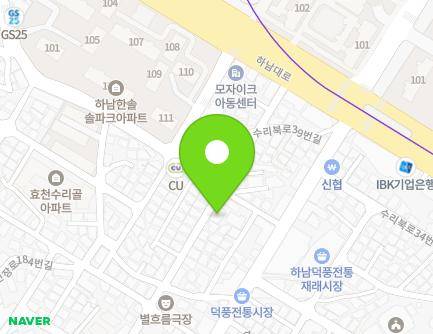 경기도 하남시 하남대로855번길 25 (덕풍동, 에비뉴블랑) 지도