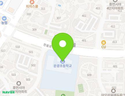 경기도 파주시 한울로 90 (동패동, 운광초등학교) 지도