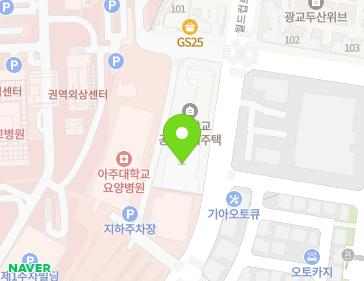 경기도 수원시 영통구 월드컵로150번길 43 (원천동, KB골든라이프케어광교빌리지) 지도