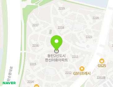 경기도 화성시 동탄구 동탄순환대로20길 70 (목동, 한신더휴) 경기도 화성시 동탄구 동탄순환대로20길 70 (목동, 한신더휴) 지도
