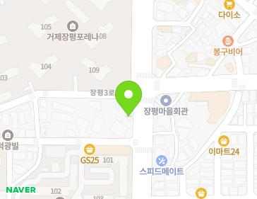 경상남도 거제시 장평3로 21 (장평동) 지도