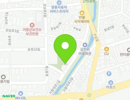 경상남도 거창군 거창읍 거함대로1길 25 (문보살) 지도