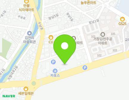 경상남도 거창군 거창읍 거함대로 3215 지도