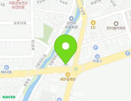 경상남도 거창군 거창읍 거함대로 3199 지도