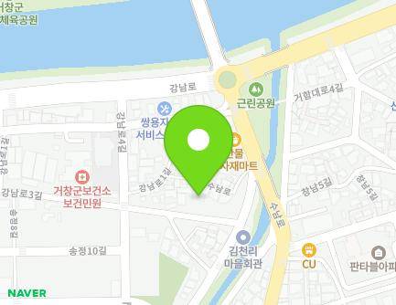 경상남도 거창군 거창읍 강남로4길 39 지도