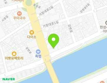 경상남도 거창군 거창읍 거창대로 52 (동성리젠시) 지도