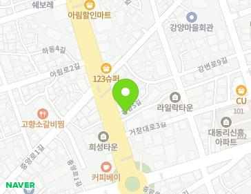 경상남도 거창군 거창읍 거창대로 78-1 (피쉬엔그릴) 지도