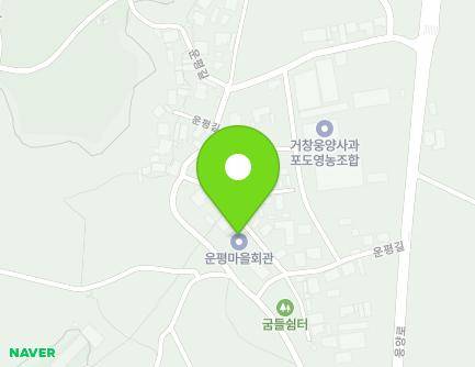 경상남도 거창군 웅양면 운평길 31 (운평마을회관) 지도