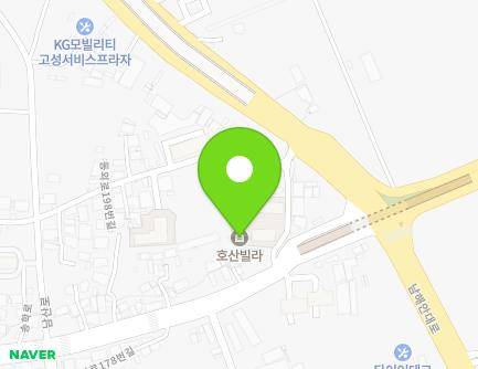 경상남도 고성군 고성읍 동외로198번길 98-12 (호산빌라) 지도