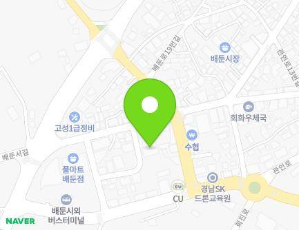 경상남도 고성군 회화면 배둔로 14-7 (회양주상복합빌딩) 지도