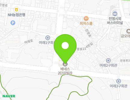 경상남도 김해시 진영읍 여래로 55 (베네스빌라2단지) 지도