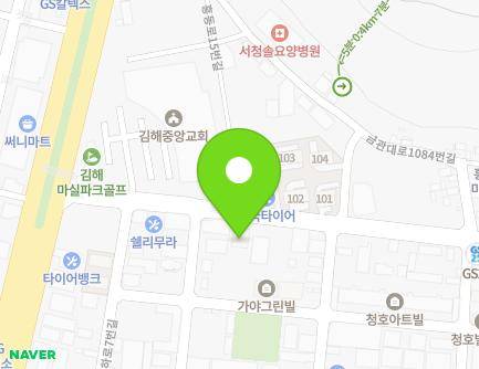 경상남도 김해시 흥동로 16 (풍유동, 경남캐슬아파트) 지도