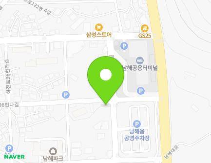 경상남도 남해군 남해읍 화전로96번나길 26 (남해조명전기) 지도
