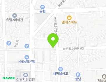 경상남도 남해군 남해읍 화전로96번가길 13 (시장슈퍼) 지도
