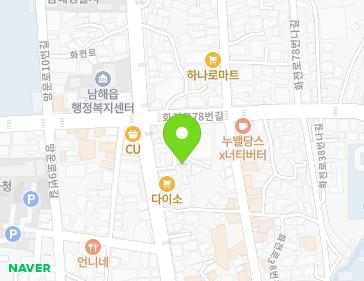 경상남도 남해군 남해읍 화전로 72-4 지도