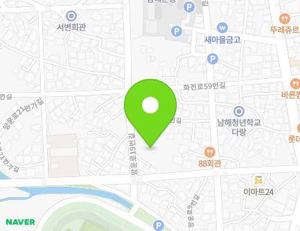 경상남도 남해군 남해읍 망운로19번길 53-3 지도