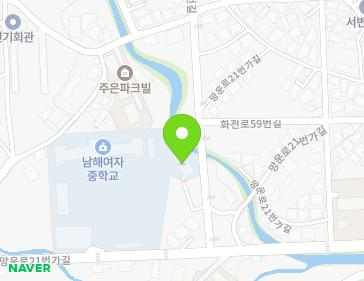 경상남도 남해군 남해읍 망운로21번가길 24-28 (모아원룸) 지도