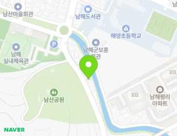 경상남도 남해군 남해읍 화전로43번길 25 (남산석재) 지도