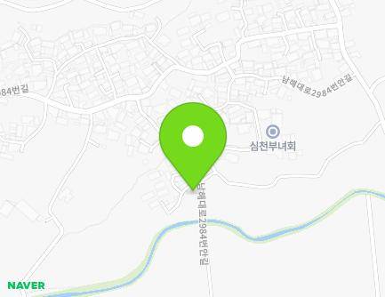 경상남도 남해군 남해읍 남해대로2984번안길 10-29 지도