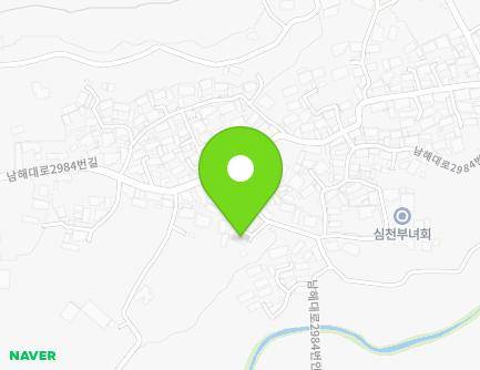 경상남도 남해군 남해읍 남해대로2984번안길 6-3 지도