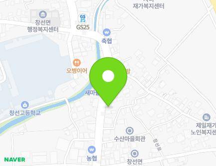 경상남도 남해군 창선면 창선로 78-1 (창선재가노인복지센터) 지도