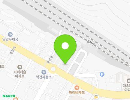 경상남도 밀양시 중앙로 60 (가곡동, 밀양역종합관광안내소) 지도
