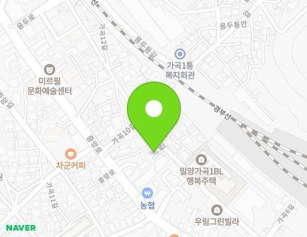 경상남도 밀양시 가곡6길 25 (가곡동, 밀양지역자활센터) 지도