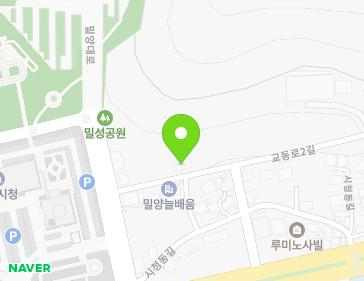 경상남도 밀양시 시청동길 18-6 (교동) 지도