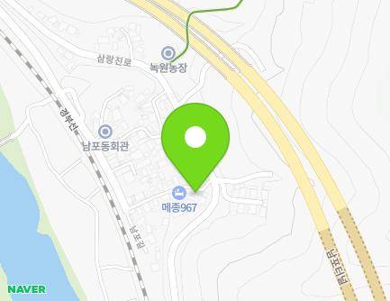 경상남도 밀양시 남포길 48 (남포동) 지도