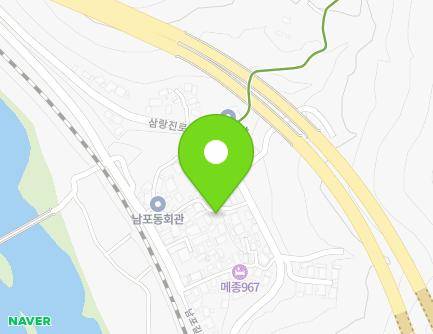 경상남도 밀양시 남포길 31-16 (남포동) 지도