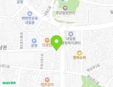 경상남도 밀양시 중앙로 339-2 (내일동) 지도