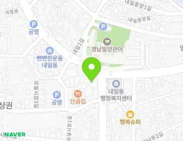 경상남도 밀양시 중앙로 347 (내일동) 지도
