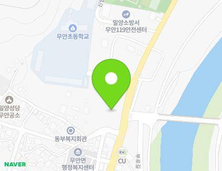 경상남도 밀양시 무안면 동부동안길 4 (표충비각) 지도