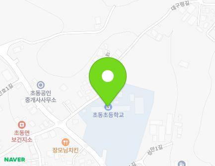 경상남도 밀양시 초동면 초동로 321 (초동초등학교) 지도