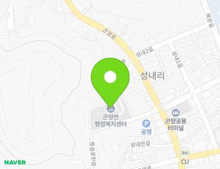 경상남도 사천시 곤양면 성내공원길 11 (곤양면행정복지센터) 지도