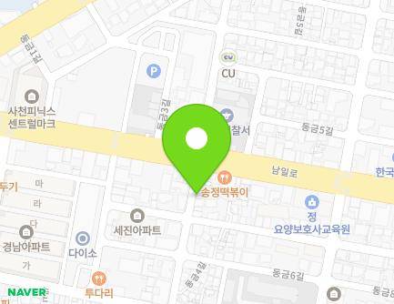 경상남도 사천시 동금4길 5 (동금동, 향남이용원) 지도