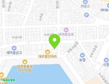 경상남도 사천시 서부시장길 33 (동동, 우리은행삼천포지점) 지도