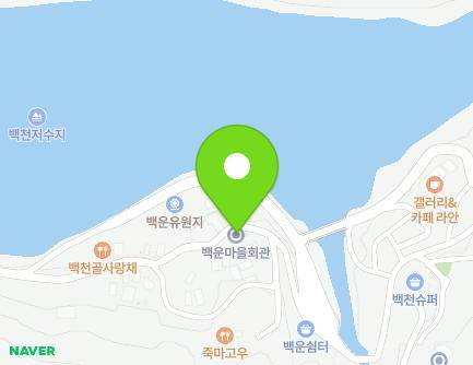 경상남도 사천시 백천길 298 (백천동, 백운마을회관) 지도