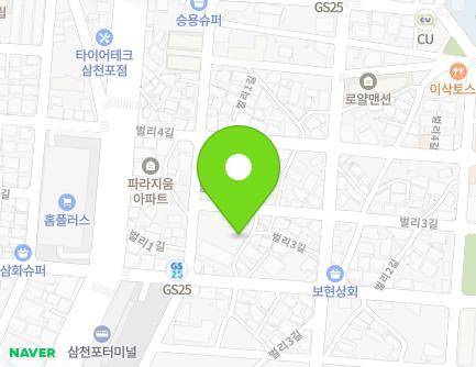 경상남도 사천시 벌리1길 36 (벌리동, 삼한교회) 지도