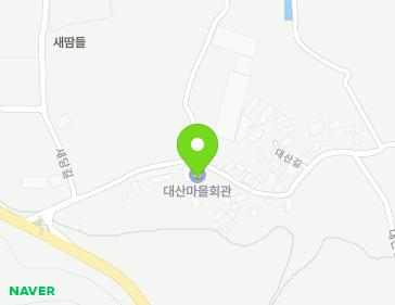 경상남도 사천시 사남면 대산길 36 (대산마을회관) 지도