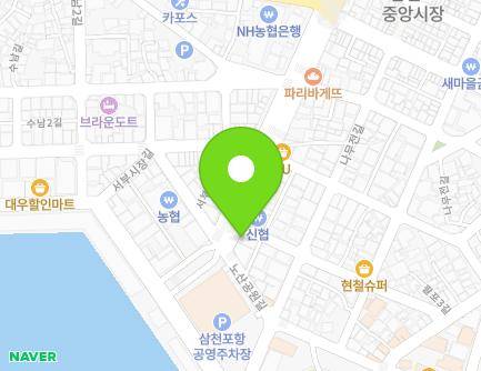 경상남도 사천시 중앙로 8 (선구동, 할매샌드위치) 지도