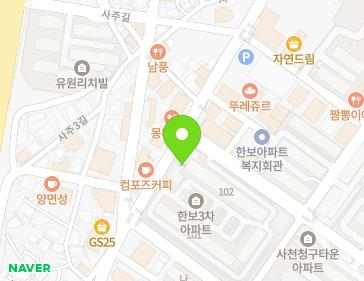 경상남도 사천시 정동면 진삼로 1388 (사천3차한보아파트) 지도