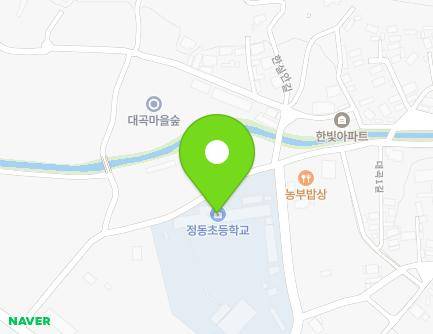 경상남도 사천시 정동면 대곡1길 25 (정동초등학교) 지도