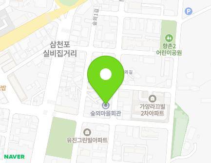 경상남도 사천시 숲뫼길 91 (향촌동, 숲뫼마을회관) 지도