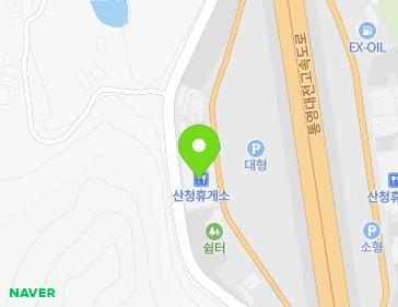 경상남도 산청군 단성면 통영대전고속도로 77 (산청휴게소) 지도
